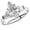 Platinum, variant on 0.75 Ctw 14K White Gold Baguette Round Marquise Cut Diamond Engagement Ring (0.5 Ct G Color VS1 Clarity Center Stone)