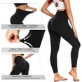 thumbnail image 5 of Women's Fleece Lined Leggings Winter High Waisted Soft Stretch Thermal Warm Workout Yoga Pants S-2xl, 5 of 5