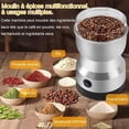 thumbnail image 3 of Electric Coffee Bean Grinder - Home Grinder Milling Machine - Stainless Steel - 220V-240V - for Coffee, Beans, Spices, Nuts, 3 of 4