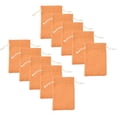 thumbnail image 2 of GUOOL 10pcs Drawstring Bags Gift Bag Jute Packing Storage Linen Jewelry Pouches Orange10x14cm, 2 of 7