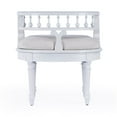 thumbnail image 2 of Butler Specialty Company Hathaway Upholstered 22.5"W Vanity Seat - Cottage White, 2 of 8