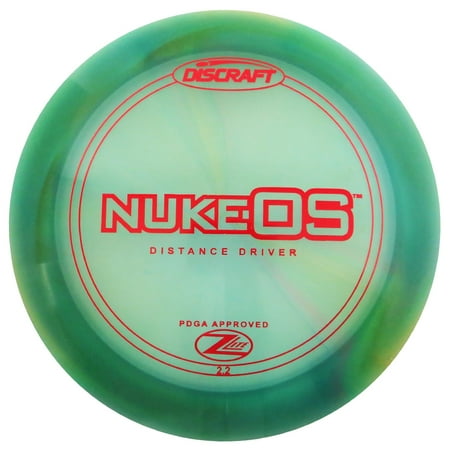 Discraft Z Lite Nuke OS 150-159g Distance Driver Golf Disc [Colors may vary] - 150-159g