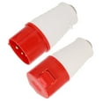 thumbnail image 2 of 3-Phase Power Plug Set, Heat Resistance Industrial Plug Connector Set ABS Material Industrial Connector  For Water Conservancy For Power Plant, 2 of 8