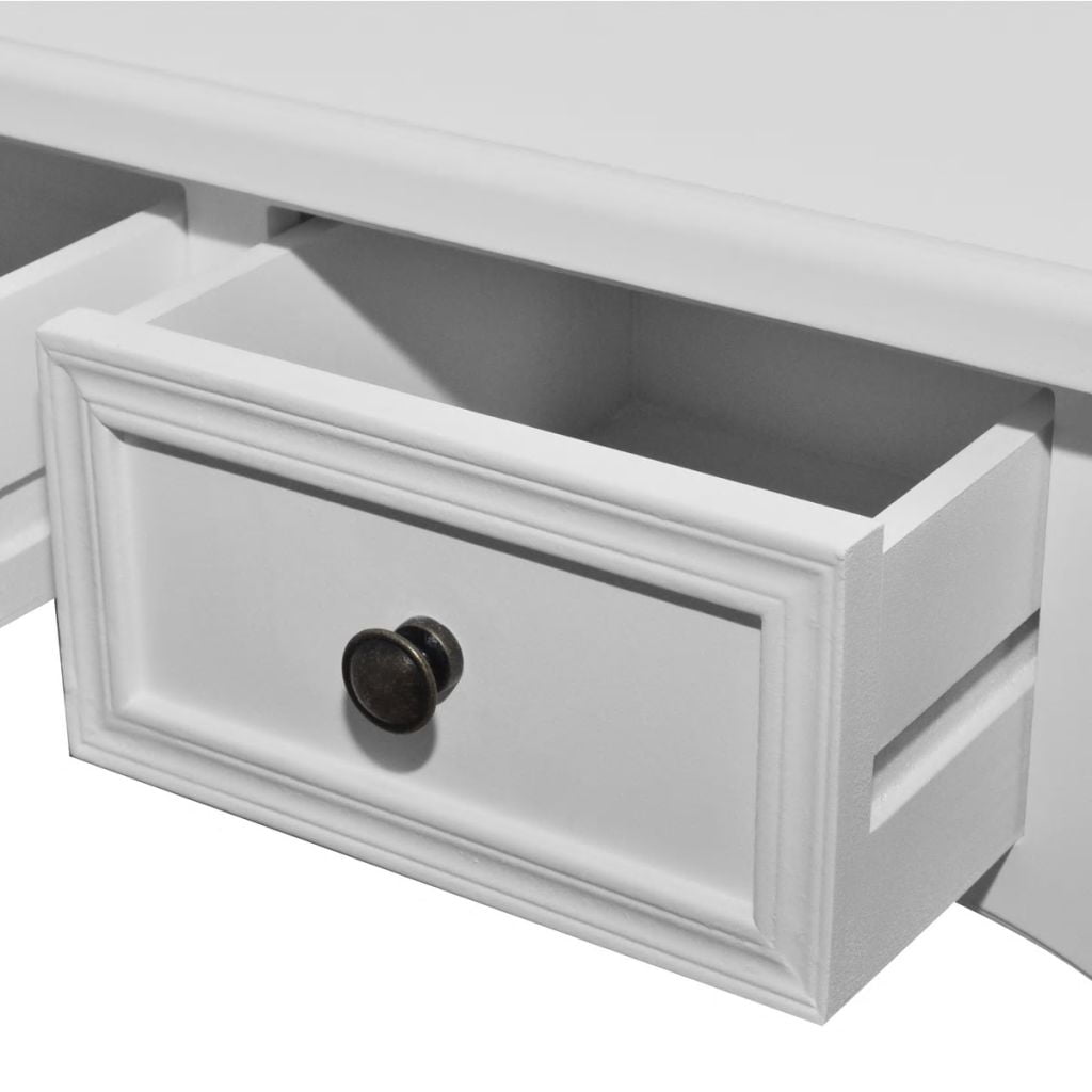 Kepooman Modern Wooden Hallway Table with 3 Drawers for Entryway Living Room Kepooman Modern Wooden Hallway Table with 3 Drawers for Entryway Living Room