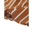 thumbnail image 5 of INSPIRE CHIC Hauts d'Été pour Femmes Sans Manches Col en V Ceinture, 5 of 5
