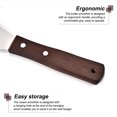 thumbnail image 5 of Inteprter Espátula para glaseado de acero inoxidable, para decorar pasteles, glaseado, crema, mantequilla, raspador, esparcidor más en ángulo, Type3 NO3, 5 of 5