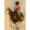 thumbnail image 3 of Maksymilian Gierymski 18x24 Black Modern Framed Museum Art Print Titled - Sketch of a Horseman, Hussar (circa 1869), 3 of 5
