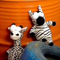 thumbnail image 3 of Mike 25cm Big Eyes Animal Plush Toys Lion Elephant Monkey Giraffe Forest Animals Appease Playmate Calm Doll Christmas Gifts, 3 of 5