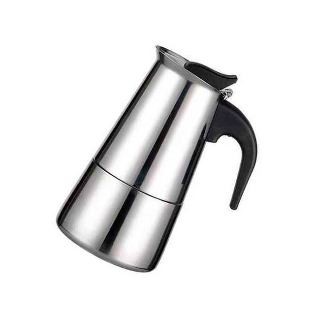 Percolator Cup Craftsmanship Breakfast Accessories 600ML Moka Pots Coffee Supplies Handle Design Metal Pot Filtering Kettle 2 Kettles/100ML
