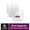 Transparent White, variant on Impresserve 8oz Clear Plastic Fancy Square Bowls - 4 Count