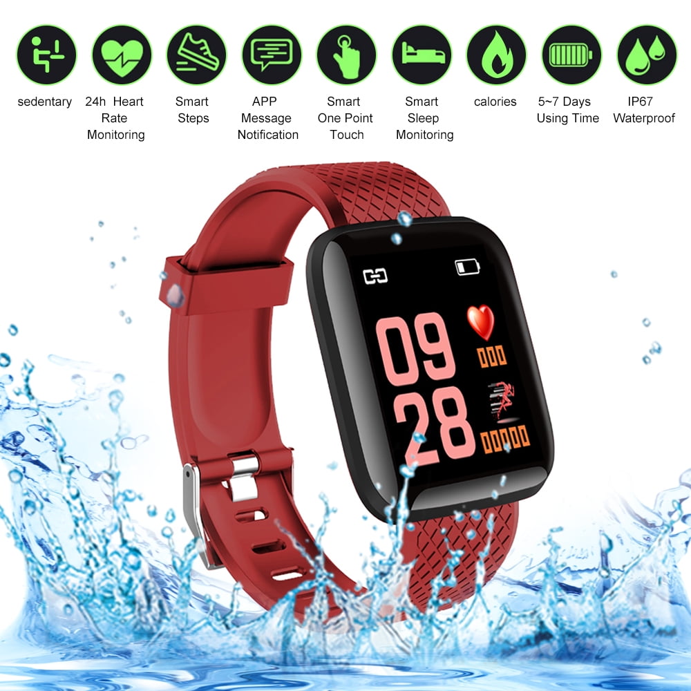 Intelligent Wrist Band Fitness Universal Step Counter Heart Rate
