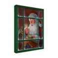 thumbnail image 2 of David Lindsley 'Santa Window 2' Canvas Art, 2 of 3