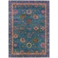 thumbnail image 2 of Addison Rugs Chantille Indoor/Outdoor Traditional Global Teal Machine Washable Rectangle Rug, 5' x 7'6", 2 of 8
