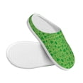 thumbnail image 3 of Lsque St Patrick's Day Pattern Womens Comfort Cotton on Scuff With Memory Foam and Anti-skid Sole Slipper-46/47, 3 of 7