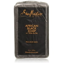 Shea Moisture African Black Soap With Shea Butter 8 oz (Pack of 3)