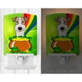 thumbnail image 2 of Wire Haired Fox Terrier St. Patrick's Day Ceramic Night Light, 2 of 2