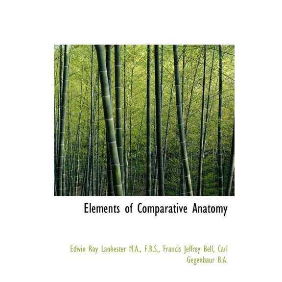 Elements of Comparative Anatomy (Hardcover)