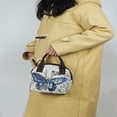 thumbnail image 1 of LNGOOR 1pc Owl Animal Embroidery Round Top Handbag, 1 of 1