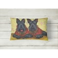 thumbnail image 2 of Scottish Terrier Scotties Rule Canvas Fabric Decorative Pillow, 2 of 3