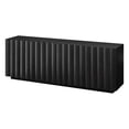 thumbnail image 4 of Evelyn&Zoe Molly Rectangular Fluted TV Stand for TV's up to 75" in Black Grain, 4 of 6