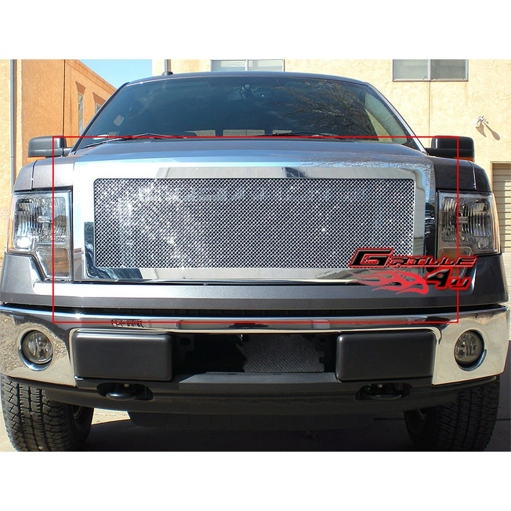 Compatible with 20092012 F150 Stainless Steel Mesh Grille Grill Insert