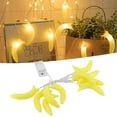 thumbnail image 1 of Lumière de décoration, Guirlande Lumineuse LED Simulation alimentée par Batterie légère de Banane pour Chambre à Coucher pour Cour, 1 of 5