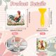 thumbnail image 2 of 18 hojas de transferencias para manualidades, diseño de granja, pollo, UV, DTF, para envolver tazas, impermeables, para madera, vidrio, decoración del hogar, 3,6 x 3,9 pulgadas, 2 of 9