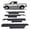 Fit 2009-2018 Dodge Ram, variant on PIT66 Rocker Panel Protector Guard Cover Trim Fit for 2009-2018 Dodge Ram Crew Cab 14064