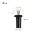 thumbnail image 2 of Uxcell 7.5mm Cabinet Door Repair Pins, Spring Loaded Pins Iron Center Shaft Door Panel Connector, Black, 36 Pcs, 2 of 7