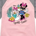 thumbnail image 3 of Mickey & Friends - Minnie & Daisy Tropicool Design - Toddler And Youth Girls Raglan Graphic T-Shirt, 3 of 4