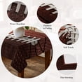thumbnail image 5 of American Football Laces Table Cloth Waterproof Tablecloths, Classic Rugby Sports Tablecloth Dining Table Cover for Kitchen Party Tabletop Outdoor, Square Tablecloth 60x60 Inch, 5 of 9