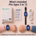 thumbnail image 5 of EmojiKidz Kids Smartwatch with GPS Tracker, 4G Calling & Texting, Parental Controls, SOS Button, Geo-Fencing – Safe First Phone for Children, Black, 5 of 11