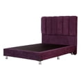 thumbnail image 3 of Box Base Cama Queen Size + Cabecera Kami Morado, 3 of 8