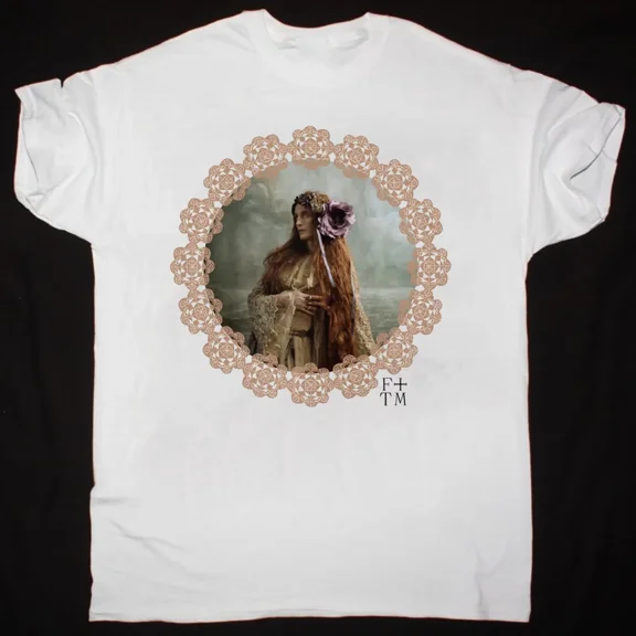 Florence & The Machine White T-Shirt Cotton Full Size S-5XL