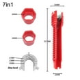 thumbnail image 3 of IN 1 Faucet & Sink Installer Multi-Tool Pipe Wrench for, 3 of 8