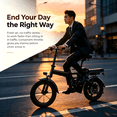 thumbnail image 6 of 14IN Clearance Sale Portable Folding Ebike, 500W Peak Motor up to 20mph, 30Mile Removable Battery, UL 2849, 6 of 7