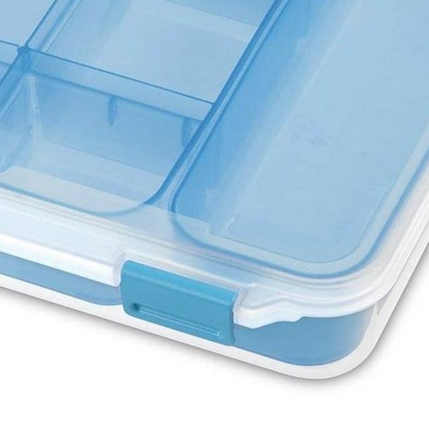 Sterilite 14028606 Divided Storage Case for Crafting and Hardware (24 Pack)  
