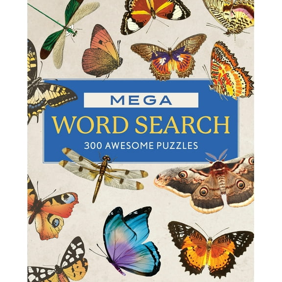 Mega Word Search: 300 Awesome Puzzles, (Paperback)