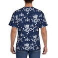 thumbnail image 3 of Bixox Men's Dragon Printed Short Sleeve Skinny Athletic T-Shirt, 3 of 6