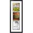 thumbnail image 1 of collage photo frame double mat with 3 - 8x10 openings and  black frame, 1 of 2