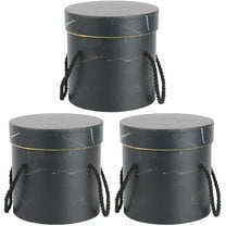 3 Pcs Flower Arrangement Box Round Packaging Gift Storage