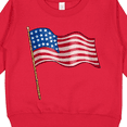 thumbnail image 3 of Inktastic American Flag Design Toddler Sweatshirt, 3 of 4