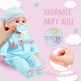 thumbnail image 2 of Toy Choi's 16-Inch Interactive Baby Doll for Girls, Crying & Talking Realistic Baby Dolls Toy Set, Pretend Play Preschool Toy Gift for Toddler, 2 of 7