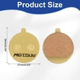 thumbnail image 2 of 4set Disc Brake Pad 0.83" x 0.94" Semi-Metallic Resin Bike Brake Pads for BB7 M355 M446 M640 Mountain Road Bikes, Gold, 2 of 7