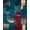 Blue, Pattern 2, variant on ODIKA 4' x 6' Machine Washable Non-Slip Area Rug, Contemporary Arc High Traffic Rug, Blue, 137946