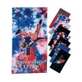 thumbnail image 6 of Spirit of America Cotton Blend 1776 Party Patriotic Print Quick Dry Beach Towel, 34" x 64", 6 of 6