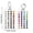 B, variant on Virelaxpo Color Matching Guide Card Acrylic Keychain Styling Tool for Fashion Coordination Makeup Artistry Portable Color Wheel