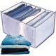 thumbnail image 1 of Organizador de ropa Tutuviw para armario, organizador de cajones, separadores de cajones, caja de malla (gris, 1 unidad, M), 1 of 8