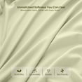 thumbnail image 6 of Lux Decor Collection King Size Sheet Set - 4 Pc King Bed Sheets Set - High GSM Brushed Microfiber Sheets - Up to 16 Inches Deep Pocket Bedding Sheets & Pillowcases, Vanilla, 6 of 10