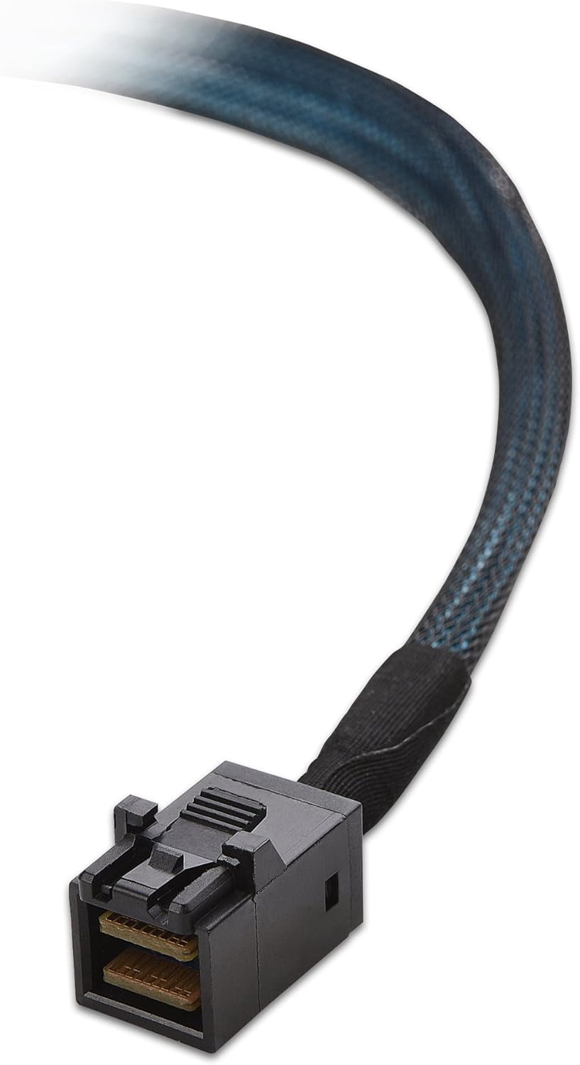 HRTGFD-Internal Mini SAS HD to SATA Cable 3.3 Feet, 1m (SFF-8643 to SATA Forward Breakout)